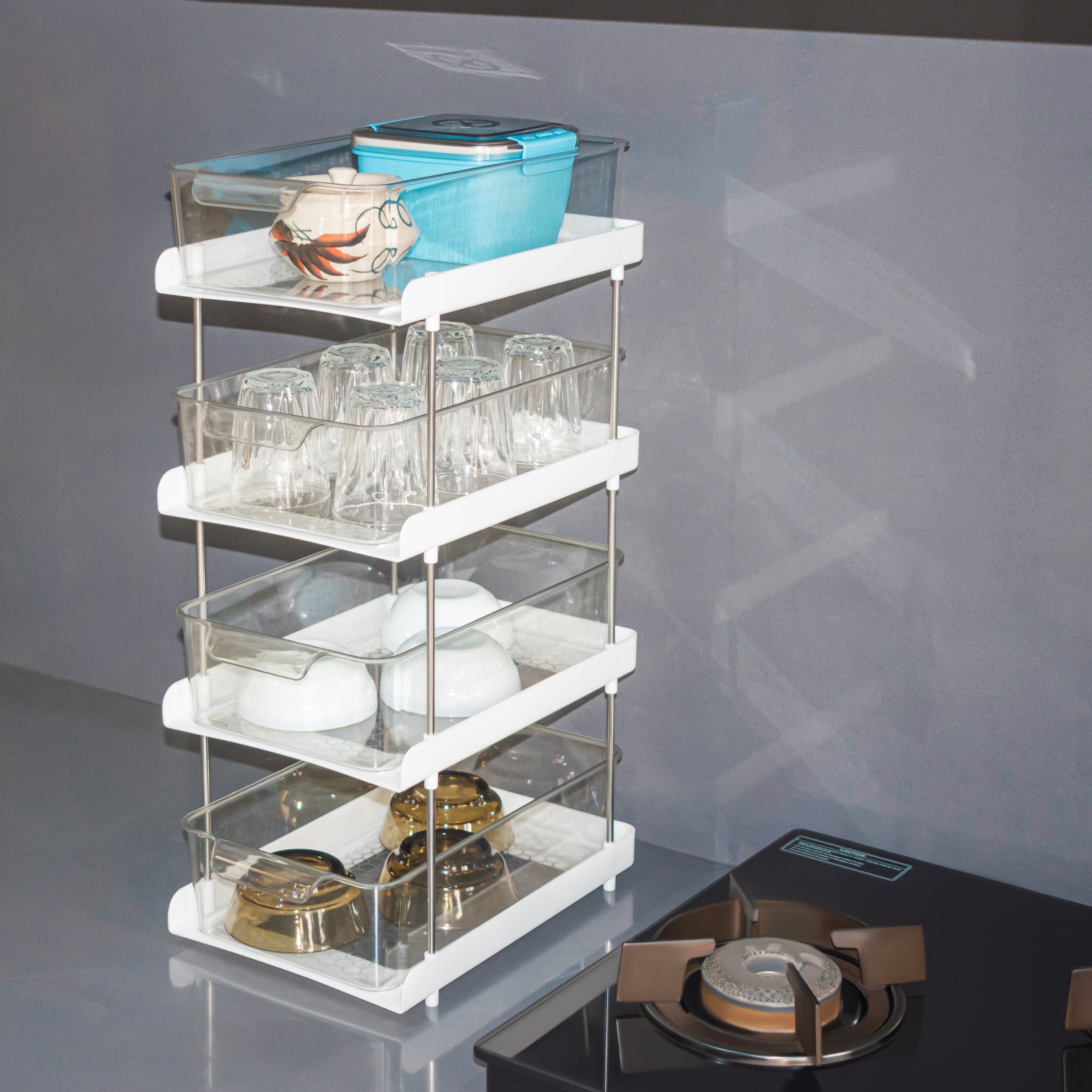 Multipurpose Organizer for Bathroom, Kitchen, Office & Dressing Room - Lightweight, Durable, and Space-Saving Storage Solution