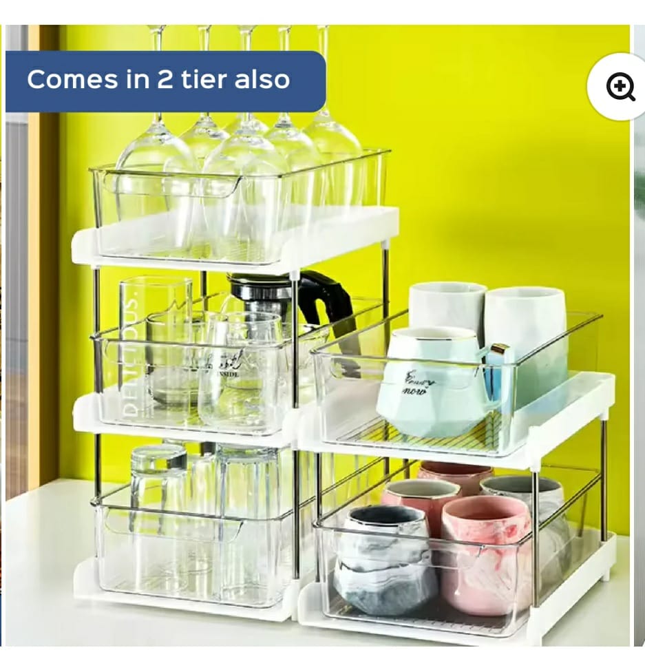 Multipurpose Organizer for Bathroom, Kitchen, Office & Dressing Room - Lightweight, Durable, and Space-Saving Storage Solution