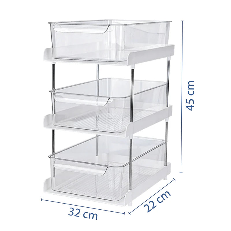 Multipurpose Organizer for Bathroom, Kitchen, Office & Dressing Room - Lightweight, Durable, and Space-Saving Storage Solution